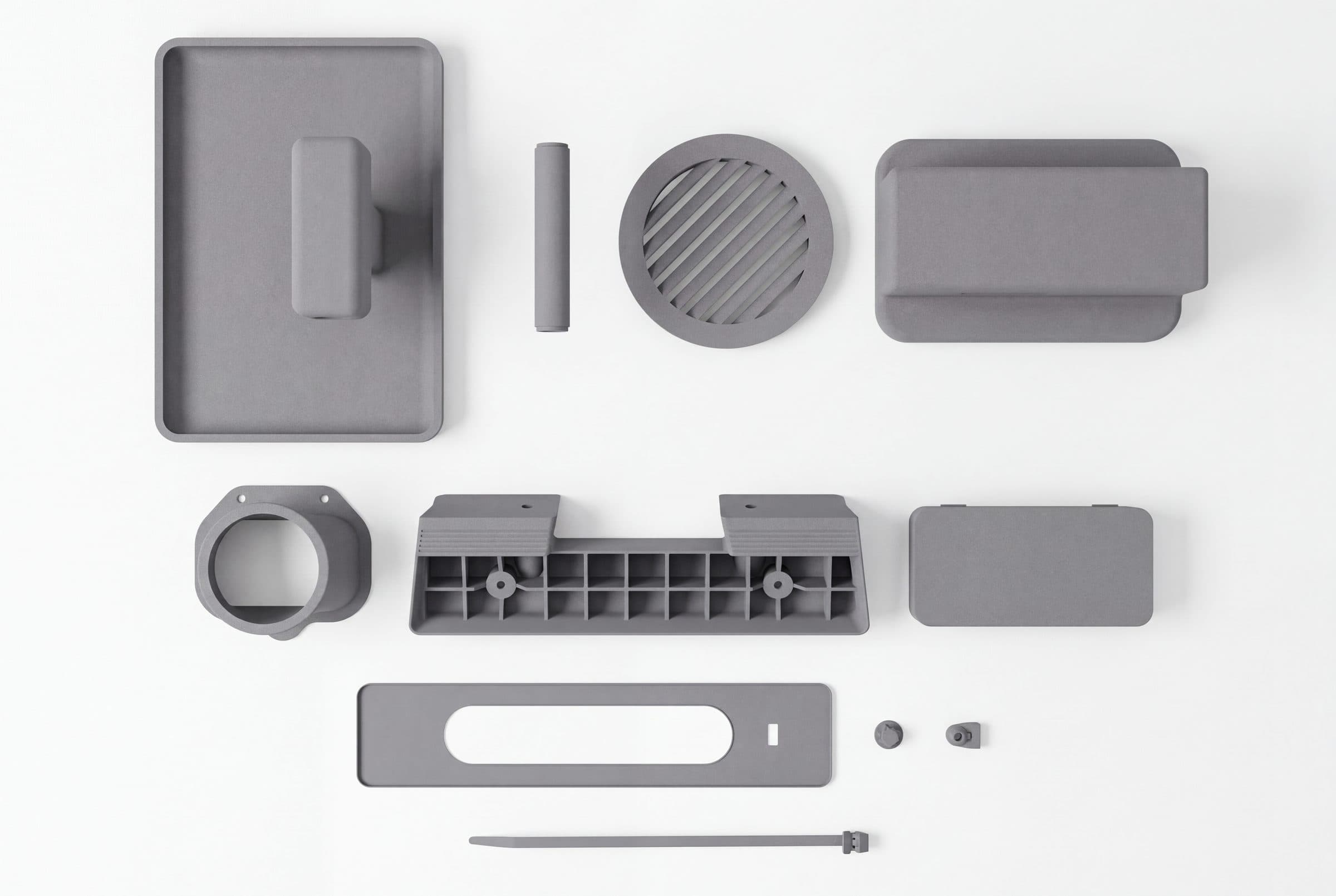 Automotive parts in PA12 MJF