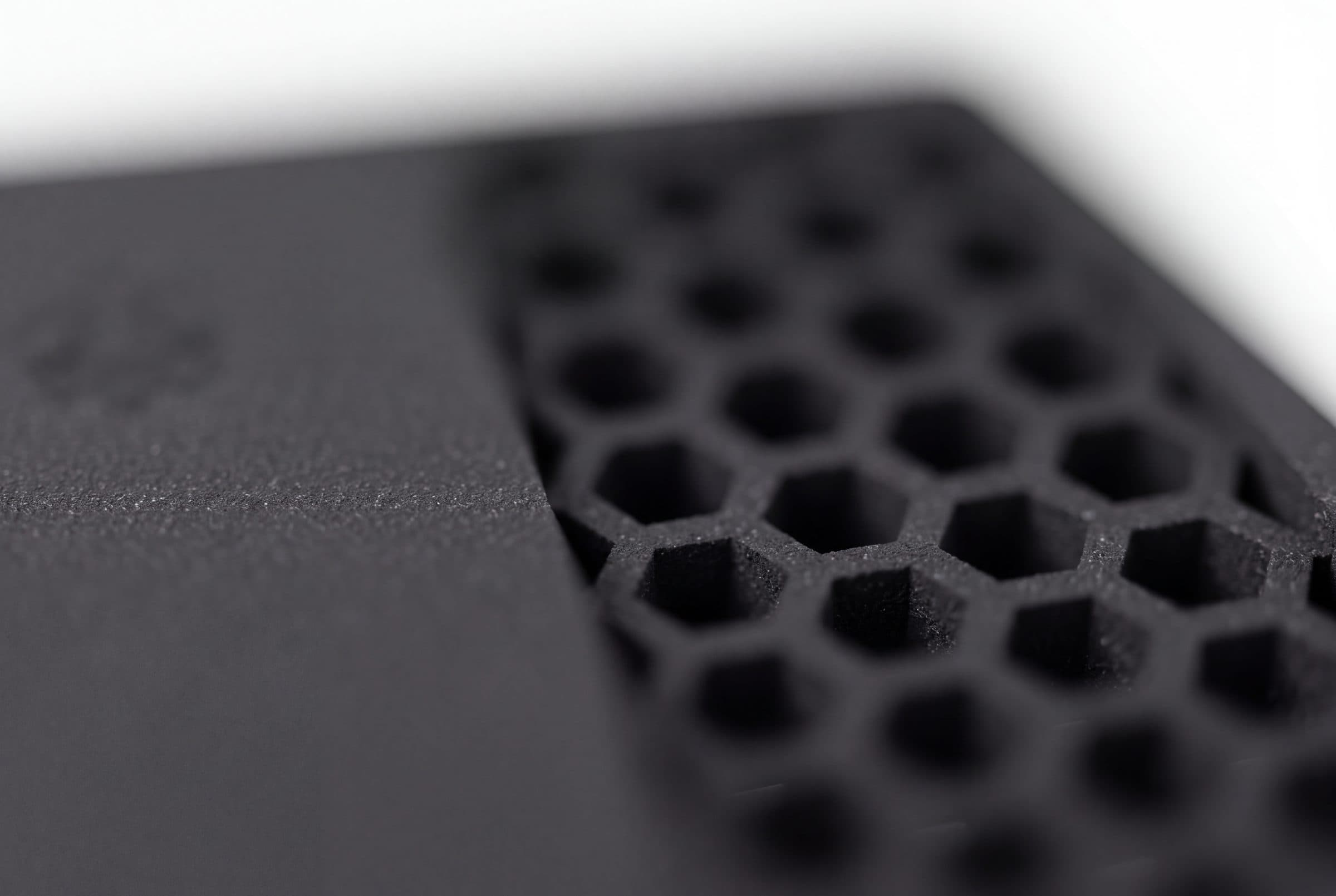 Macro of an MJF part surface