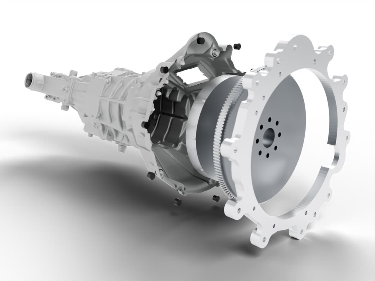 CAD model: two-level plate