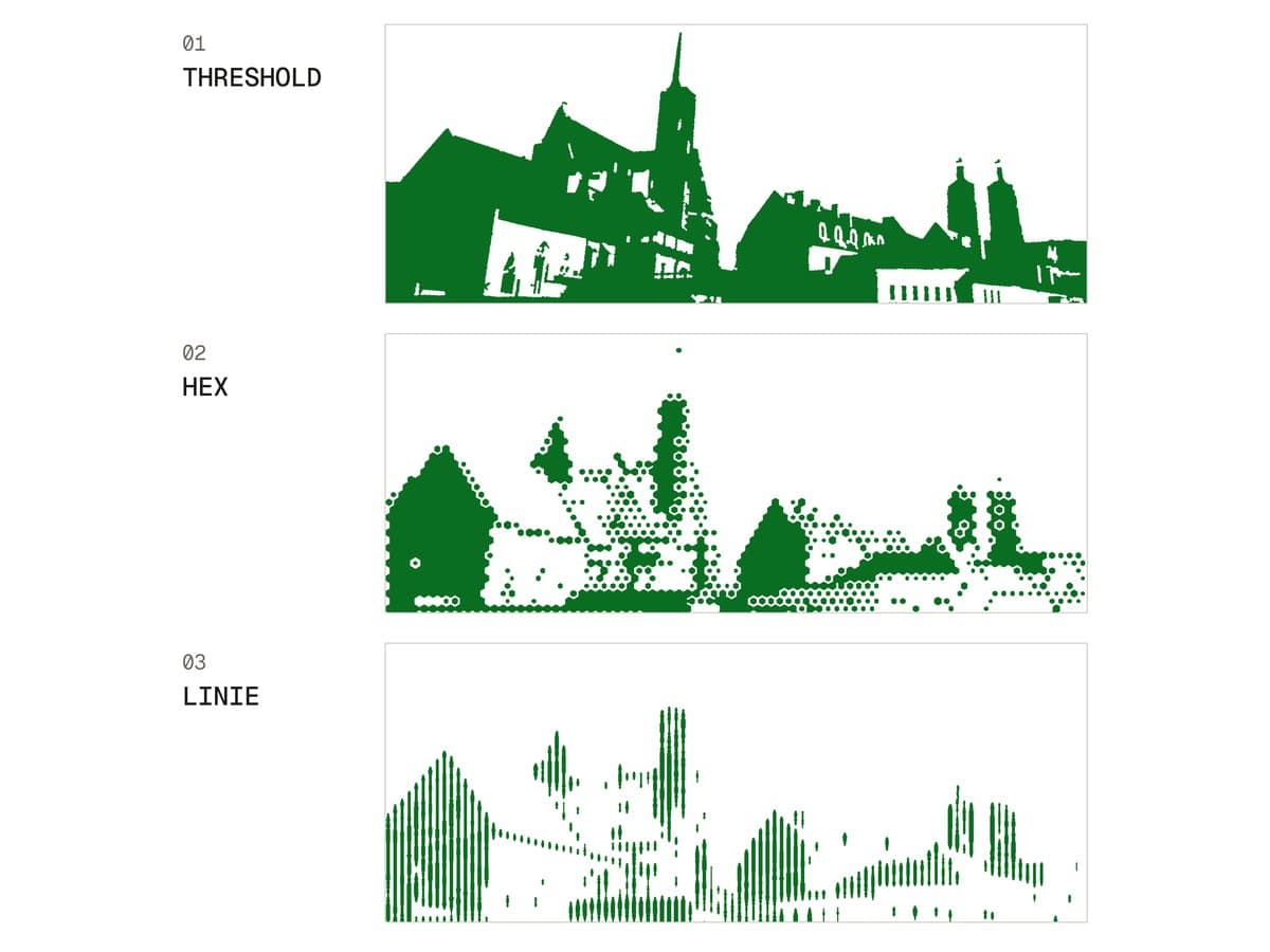 Threshold, hex, linie: trzy techniki, jedno zdjęcie